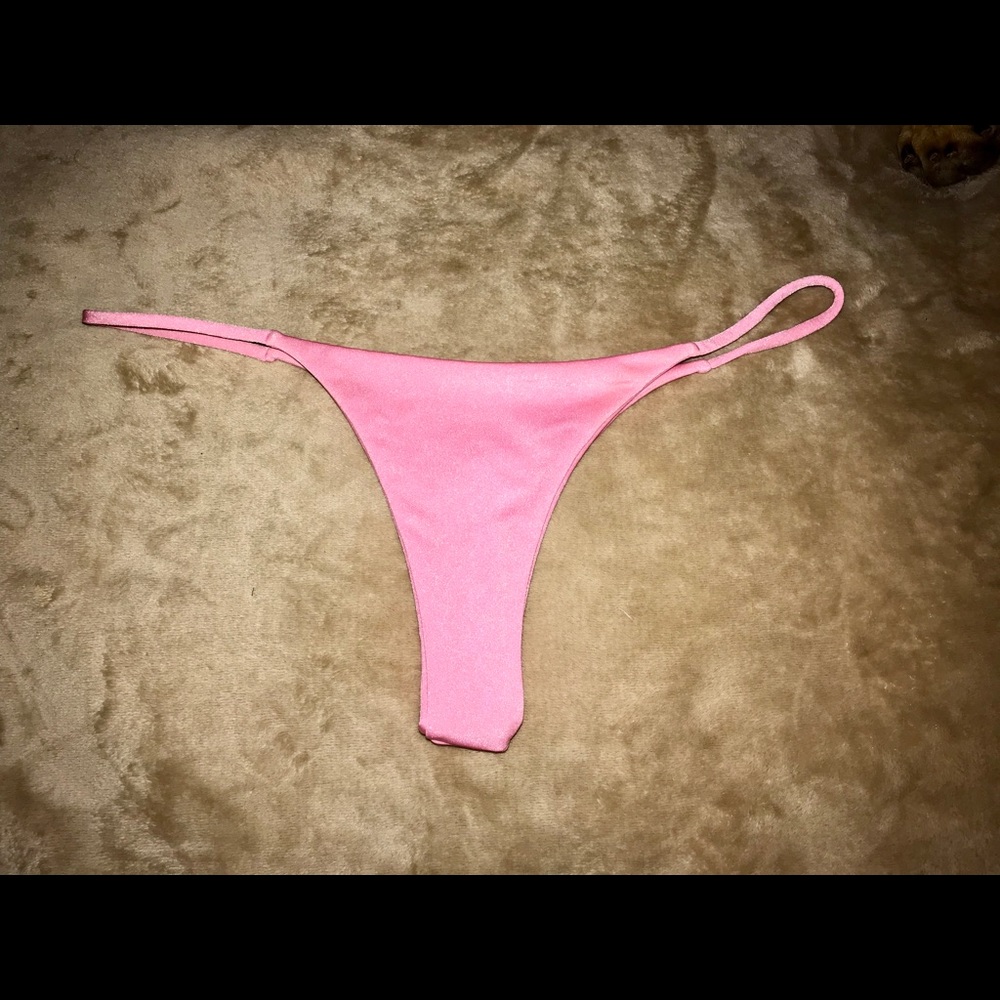 Lali and Layla Pink Thong Bikini Bottoms